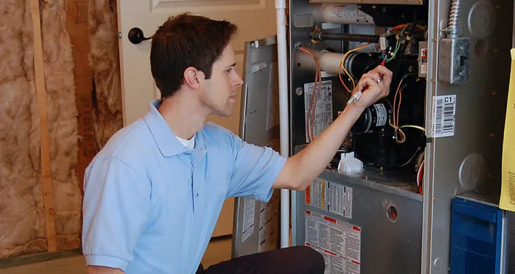 Denver furnace maintenance technician inspection
